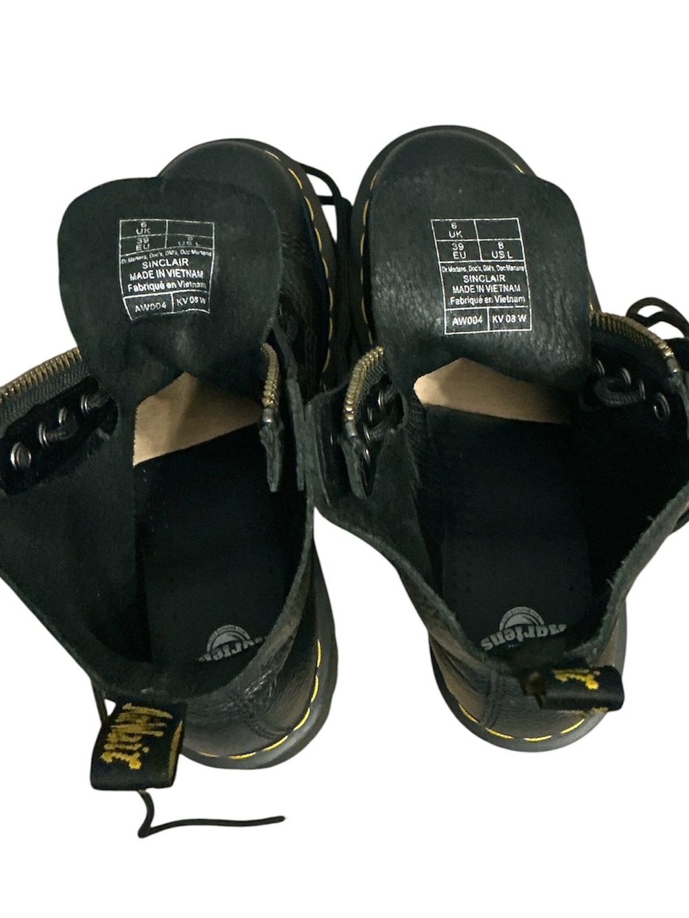 Dr. Martens Sinclair Front Zip Platform Combat Boot - Picture 9 of 15